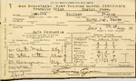 William T. Hawkens' Army Training School Rank Card by United States Army and War Department
