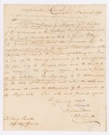 Division Orders for Election of Brigadier General, Georgetown, March 1794 by Henry Sewall and J Davidson