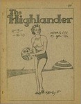 The Highlander: Volume 3, Volume 10- May 15, 1937