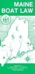 Maine Boat Law, 1986 by Maine Department of Inland Fisheries and Wildlife and Division of Recreational Safety and Registration