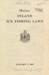 Maine Inland Ice Fishing Laws : November 1, 1937 by Maine Department of Inland Fisheries and Game