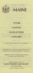 Maine 1979-80 Hunting Regulations Summary by Maine Department of Inland Fisheries and Wildlife
