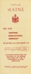 Maine 1969-1970 Hunting Regulations Summary by Maine Department of Inland Fisheries and Game