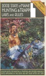 2002 State of Maine Hunting & Trapping Laws and Rules by Maine Department of Inland Fisheries and Wildlife