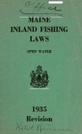 Maine Inland Fishing Laws, Open Water 1935 Revision by Maine Department of Inland Fisheries and Game