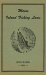 Maine Inland Fishing Laws, Open Water 1951 by Maine Department of Inland Fisheries and Game