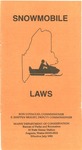 Maine Snowmobile Law, 1995 by Maine Department of Conservation and Maine Bureau of Parks and Recreation