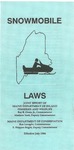 Maine Snowmobile Law, 1996 by Maine Department of Conservation and Maine Bureau of Parks and Recreation