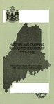 Maine Hunting and Trapping Regulations Summary, 1987-1988
