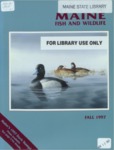 Maine Fish and Wildlife Magazine, Fall 1997 by Maine Department of Inland Fisheries and Wildlife