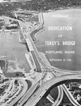 Dedication Program Interstate 95 : Tukey's Bridge, Portland, September 24, 1960 by Maine Highway Commission