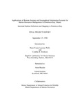 Applications of Remote Sensing and Geographical Information Systems for Marine Resources Management in Penobscot Bay, Maine: Intertidal Habitat Definition and Mapping in Penobscot Bay; Final Project Report