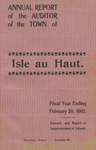 Annual Report of the Auditor of the Town of Isle au Haut for the Fiscal Year Ending February 20, 1902 : Warrant, and Report of Superintendent of Schools