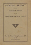 Annual Report of the Municipal Officers of the Town of Isle au Haut for the Year Ending February 20, 1917