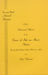 Seventy-Ninth Annual Report of the Municipal Officers of Isle au Haut, Maine for the Fiscal Year Ending February 1, 1953 and Town Warrant