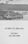 One-Hundred-First Annual Report of the Municipal Officers of the Town of Isle au Haut, Maine for the municpal year 1974-1975