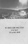 One-Hundred-Second Annual Report of the Municipal Officers of the Town of Isle au Haut, Maine for the municpal year 1975-1976
