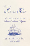 One-Hundred-Nineteenth Annual Report of the Municipal Officers of the Town of Isle au Haut, Maine for the municpal year 1992-1993