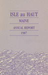 One-Hundred-Fourteenth Annual Report of the Municipal Officers of the Town of Isle au Haut, Maine for the Municipal Year 1987-1988
