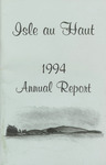 One-Hundred-Twenty-First Annual Report of the Municipal Officers of the Town of Isle au Haut, Maine for the Municipal Year 1994-1995