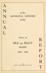 Ninety-Second Annual Report of the Municipal Officers of the Town of Isle au Haut 1965-1966