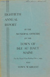 Eightieth Annual Report of the Municipal Officers of Isle au Haut, Maine for the Fiscal Year Ending February 1, 1954 and Town Warrant