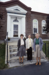 Librarians Libby Collins, Sharon Holzapple, Sue Hume, Shaw Public Library, Greenville, Maine (1987) by John Kinkead Jones