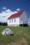 Library, Harmony, Maine (1987) by John Kinkead Jones