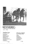Kennebec: A Portfolio of Maine Writing Vol. 6 1982 by University of Maine at Augusta