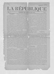 La Republique: April 14, 1887