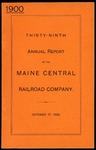 Maine Central 1900 Annual Report by Maine Central Railroad