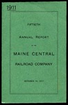 Maine Central 1911 Annual Report by Maine Central Railroad