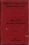 MEC Operating Department Rules - 1924 by Maine Central Railroad