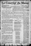 Le Courrier du Maine: Vol. 1, No.1 - July 24, 1906