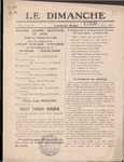 Le Dimanche: December 6, 1908