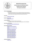 Legislative History: An Act to Amend the Maine Consumer Credit Code (HP154)(LD 188)