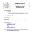 Legislative History: An Act to Permit Mediation of Water Level Disputes (HP565)(LD 836)