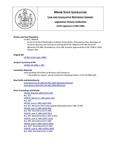 Legislative History: An Act to Protect Shareholders in Maine Corporations (HP678)(LD 965)