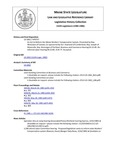 Legislative History: An Act to Reform the Maine Workers' Compensation System (HP757)(LD 1062)
