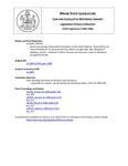 Legislative History: An Act Concerning Independent Contractors in the Forest Industry (SP742)(LD 1895) by Maine State Legislature (112th: 1984-1986)