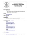 Legislative History:  An Act Relating to the Maine Veterans' Homes (HP65)(LD 68)
