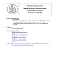 Legislative History: An Act Concerning the Payment and State Reimbursement to Boarding Care Facilities (HP136)(LD 177) by Maine State Legislature (113th: 1986-1988)