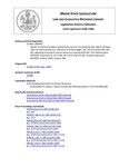 Legislative History:  An Act to Create the Maine Health Policy Council (HP496)(LD 666)