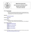 Legislative History:  An Act to Amend the Maine State Retirement System (HP672)(LD 905)