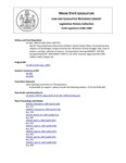 Legislative History:  An Act Requiring Proper Placement of Motor Vehicle Dealer Plates (HP771)(LD 1034)