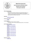 Legislative History:  An Act to Amend the Maine Condominium Act (HP1157)(LD 1583)