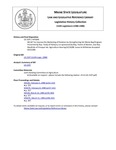 Legislative History:  An Act to Improve the Marketing of Potatoes by Strengthening the Maine Bag Program (HP1606)(LD 2197)