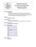 Legislative History: An Act to Return Surplus Revenues to the Taxpayers of Maine (HP1983)(LD 2686) by Maine State Legislature (113th: 1986-1988)