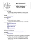 Legislative History: An Act Concerning the Safe and Responsible Operation of Watercraft (HP58)(LD 79) by Maine State Legislature (114th: 1988-1990)