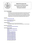 Legislative History: An Act Concerning the Siting of Solid Waste Transfer Stations (HP107)(LD 144) by Maine State Legislature (114th: 1988-1990)